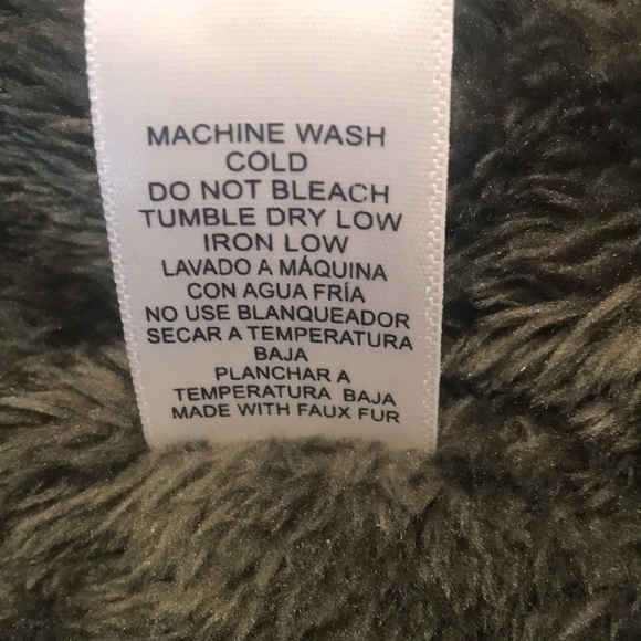 LOVE TREE camouflage greens hooded cotton/ polyester/acrylic lined jacket - Picture 4 of 12